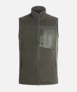 Peak Performance Pile Zip Vest Men Pine Needle