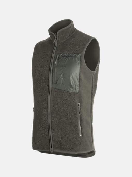 Peak Performance Pile Zip Vest Men Pine Needle