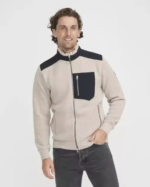 Holebrook Konrad Fullzip Windproof Jacket Khaki/Black
