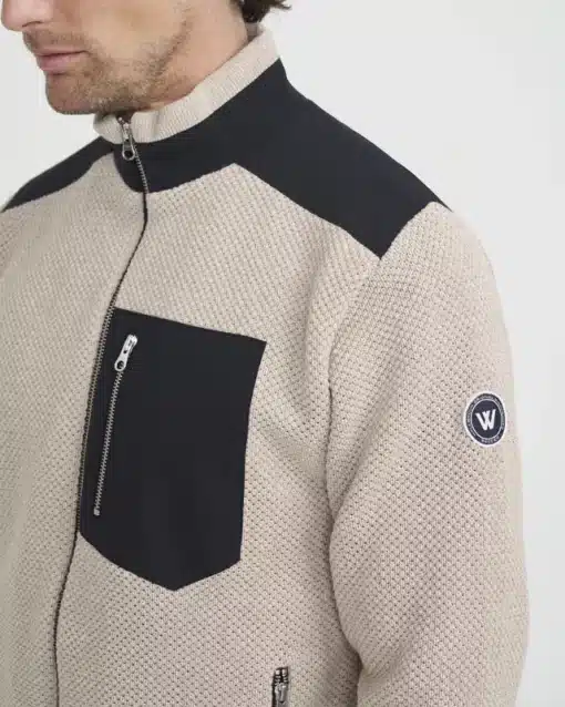 Holebrook Konrad Fullzip Windproof Jacket Khaki/Black