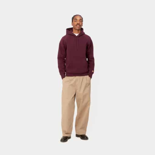 Carhartt WIP Chase Sweat Hood Amarone/Gold