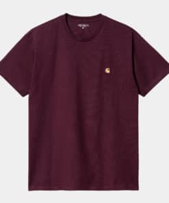 Carhartt WIP S/S Chase T-shirt Amarone/Gold