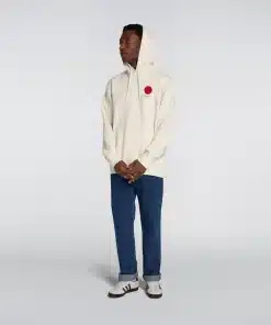 Edwin japanese Sun Hoodie Whisper White