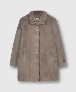 Rino & Pelle Nonna Faux Fur Coat Taupe