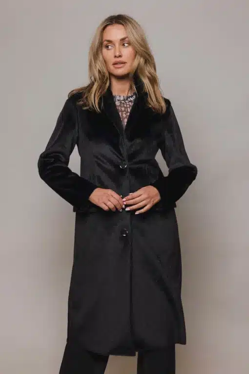 Rino & Pelle Saami Long Coat Black