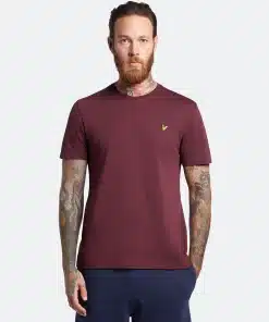 Lyle & Scott Plain T-shirt Burgundy