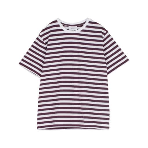 Makia Verkstad T-Shirt Women Aubergine/White
