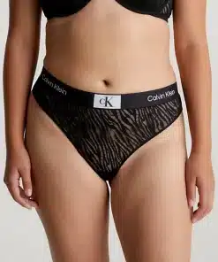 Calvin Klein Lace Thong Black