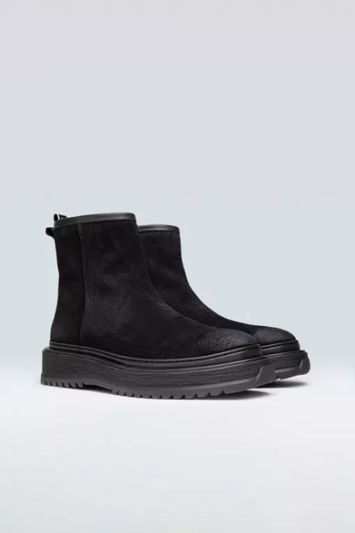 Sneaky Steve Tumbler U Suede Shoes Black