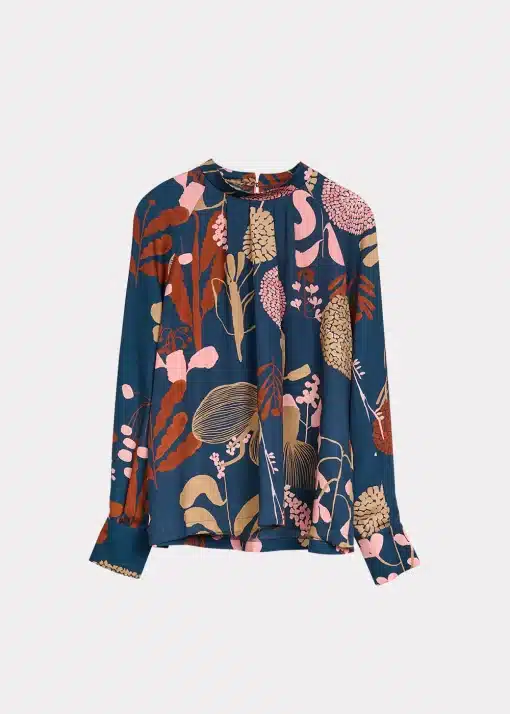 Papu Pleated Shirt Wild Garden
