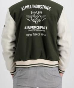 Alpha Industries Varsity Air Force Jacket Dark Olive