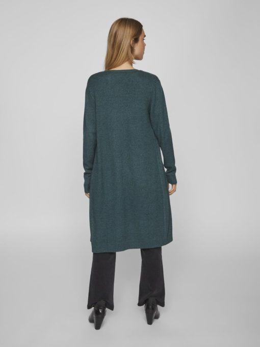 Vila Ril Long Knit Cardigan Ponderosa Pine