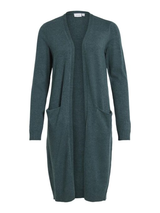 Vila Ril Long Knit Cardigan Ponderosa Pine