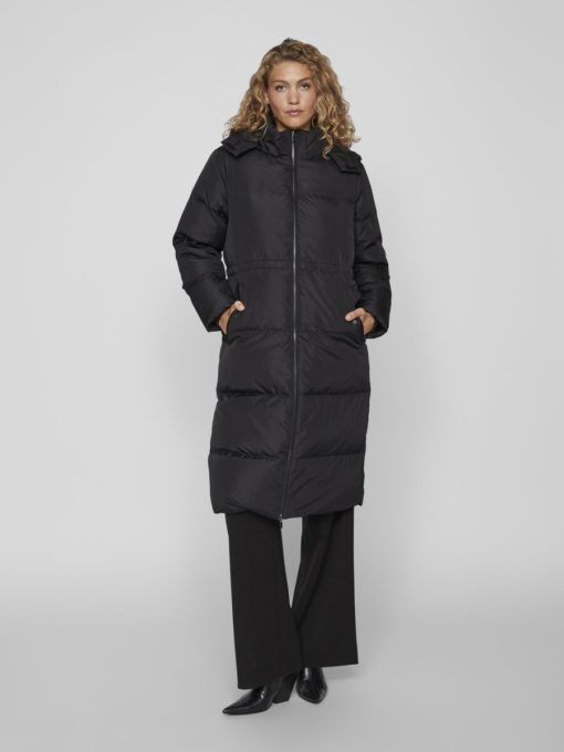 Vila Menza Down Coat Black