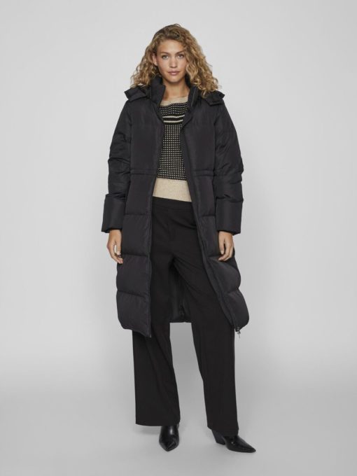 Vila Menza Down Coat Black