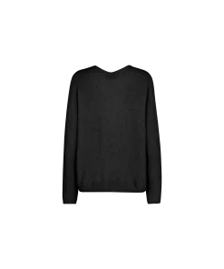 Mos Mosh Thora V-Neck Knit Black