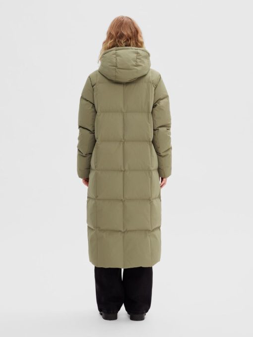 Selected Femme Nita Coat Dusky Green