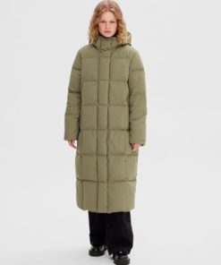 Selected Femme Nita Coat Dusky Green