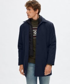 Selected Homme Alvin Padded Coat Sky Captain