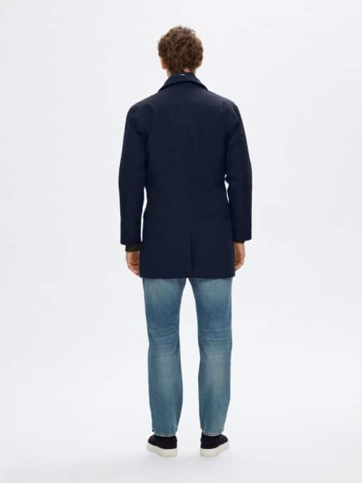 Selected Homme Alvin Padded Coat Sky Captain