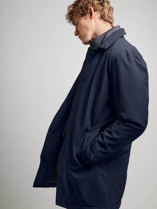 Selected Homme Alvin Padded Coat Sky Captain