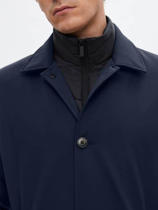 Selected Homme Alvin Padded Coat Sky Captain