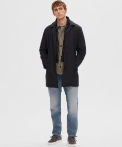Selected Homme Alvin Padded Coat Black
