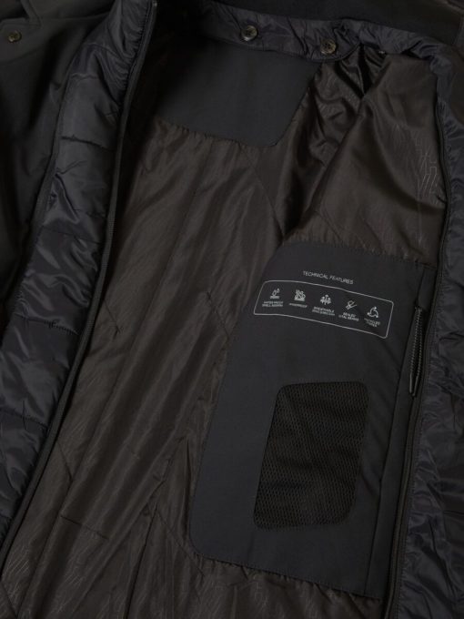 Selected Homme Alvin Padded Coat Black