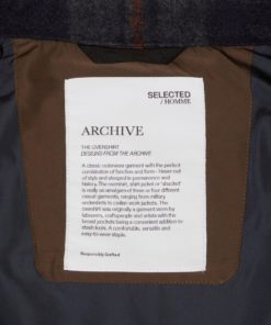 Selected Homme Archive Overshirt Jacket Navy Blazer