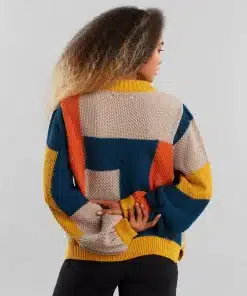 Dedicated Sweater Knitted Rutbo Blocks Multi Color