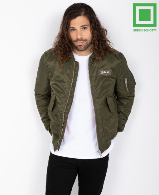 Schott CWU Bomber Jacket  Army Khaki