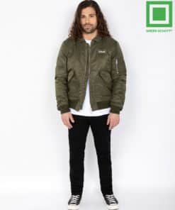 Schott CWU Bomber Jacket Army Khaki