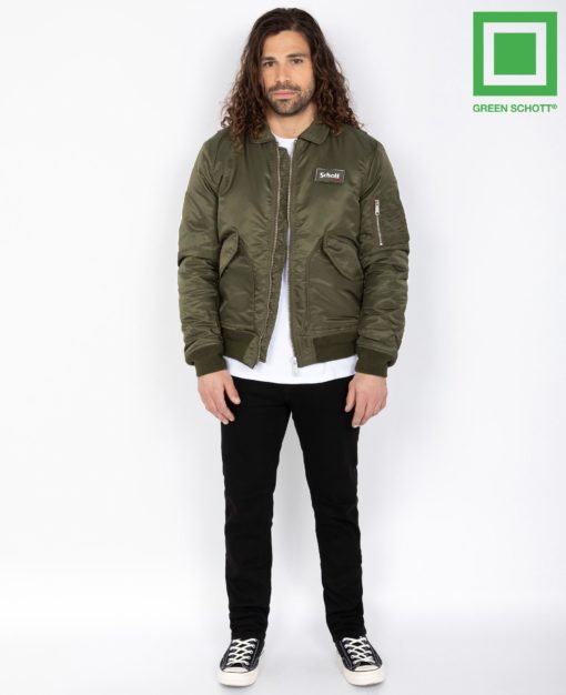 Schott CWU Bomber Jacket  Army Khaki