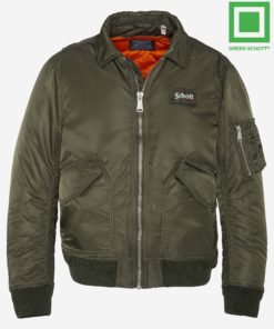 Schott CWU Bomber Jacket Army Khaki