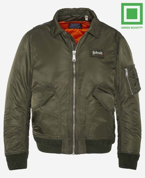 Schott CWU Bomber Jacket  Army Khaki