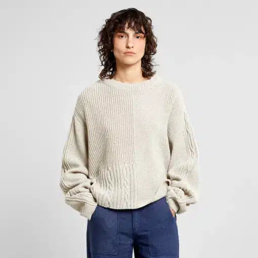 Dedicated Sweater Limboda Pearl White