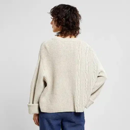 Dedicated Sweater Limboda Pearl White