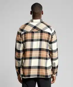 Dedicated Shirt Rute Multi Check Oat White