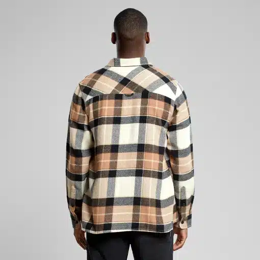 Dedicated Shirt Rute Multi Check Oat White