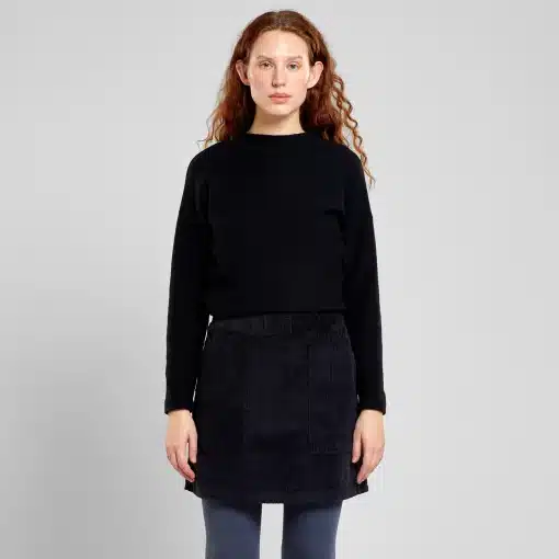 Dedicated Skirt Majorna Corduroy Black