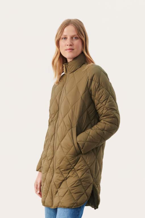 Part Two Olilas Jacket Capers Green