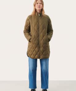 Part Two Olilas Jacket Capers Green