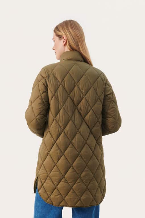 Part Two Olilas Jacket Capers Green