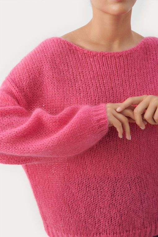 Part Two Denete Pullover Hot Pink
