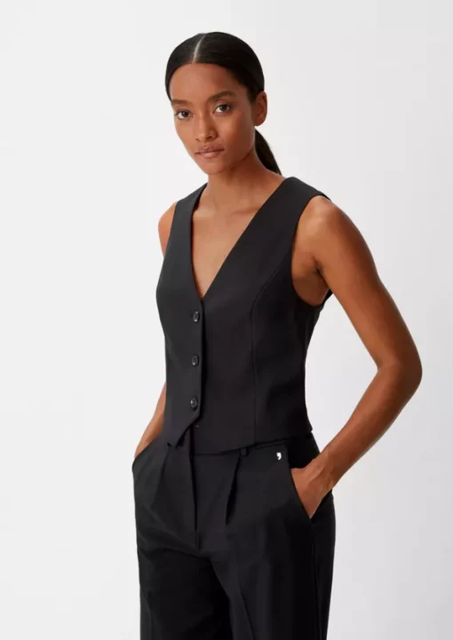Comma, Waistcoat Black