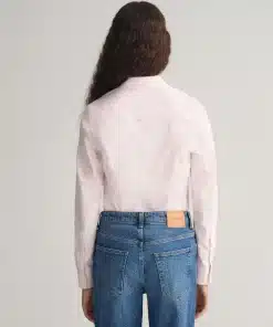 Gant Woman Slim Stretch Oxford Shirt Light Pink