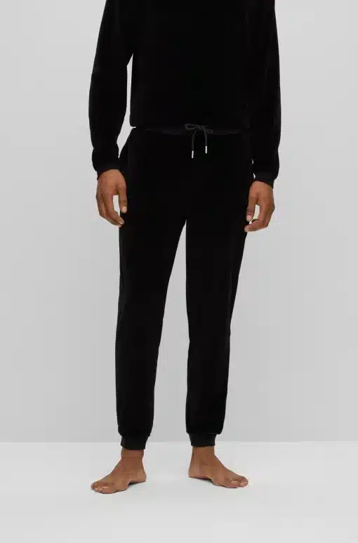 Boss Velour Pants Black