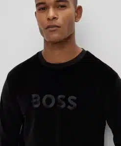 Boss Velour Sweatshirt Black