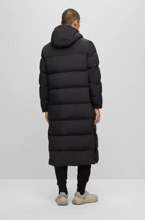 Hugo Mikky Long Puffer Coat Black
