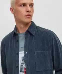 Boss Relegant 6 Corduroy Shirt Dark Green
